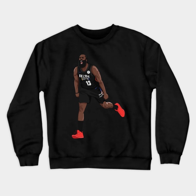 James Harden Crewneck Sweatshirt by xavierjfong